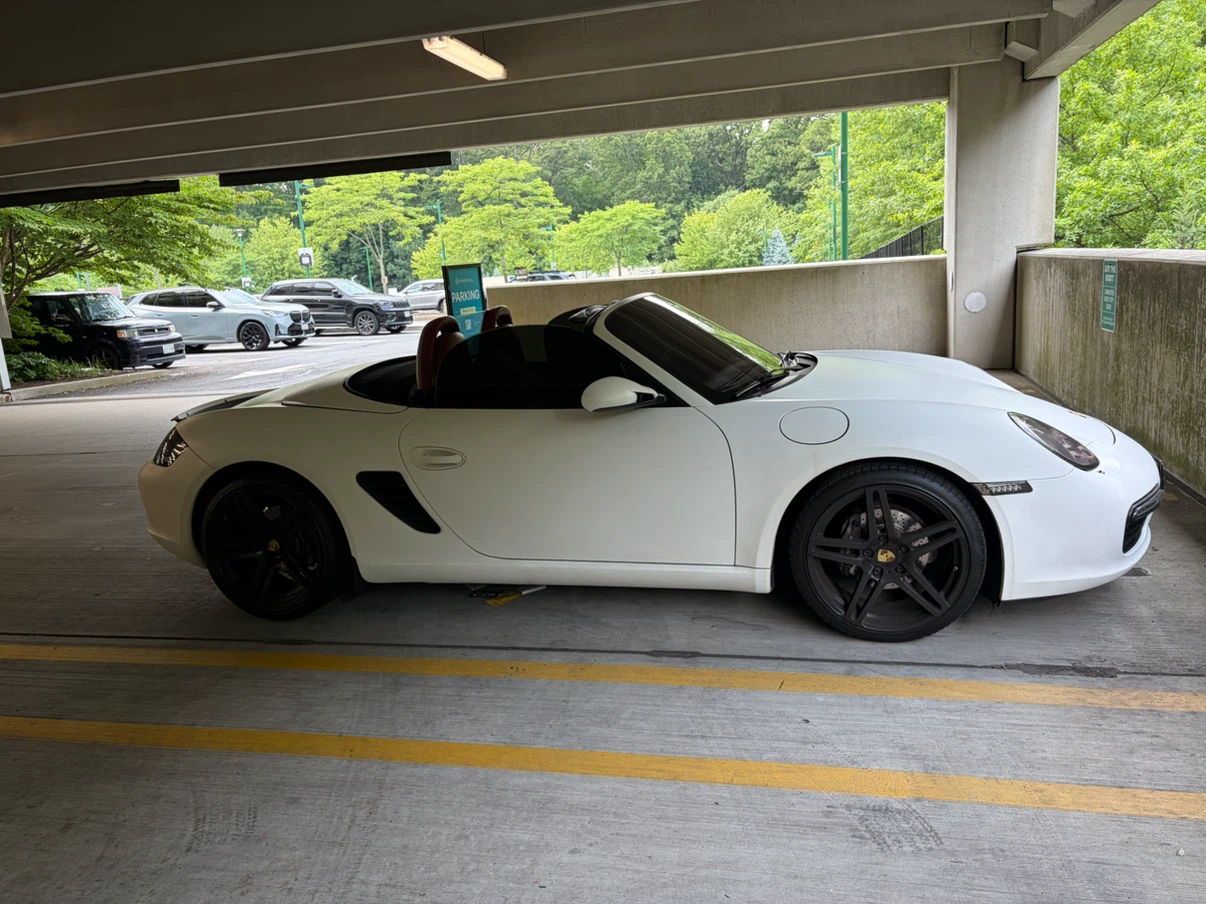 White Porsche Boxster Convertible - photo 2