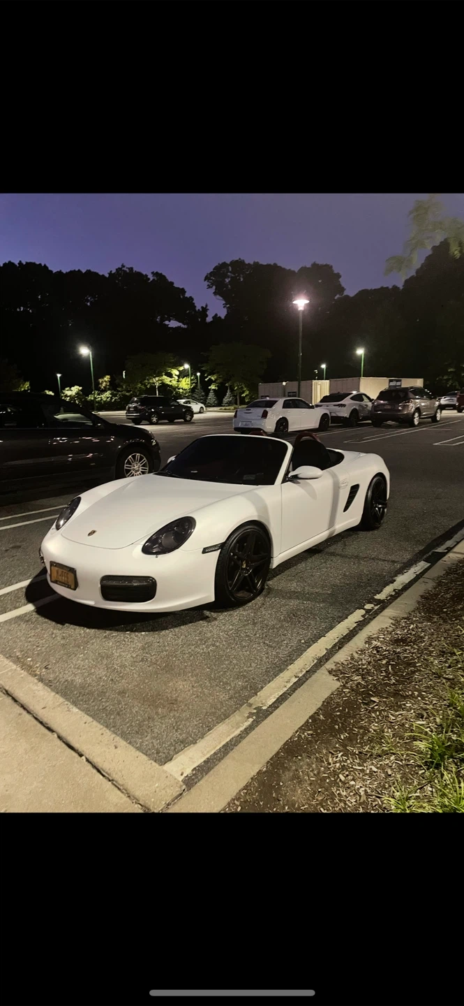 White Porsche Boxster Convertible - photo 4