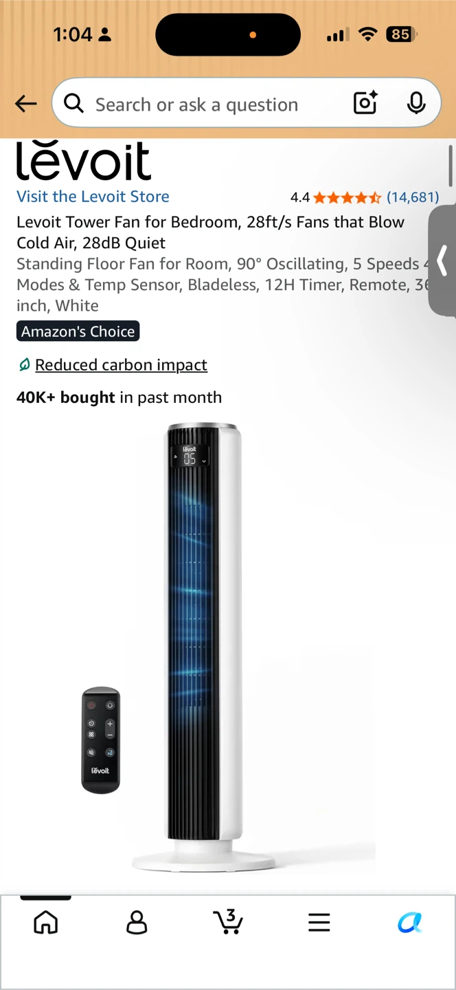Levoit 36-inch Tower Fan