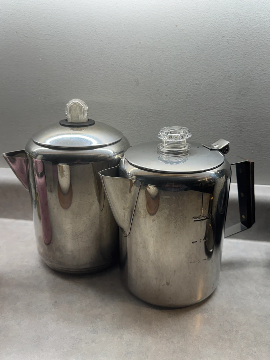 One* Stainless Steel Percolators/kettles (no basket/stem)