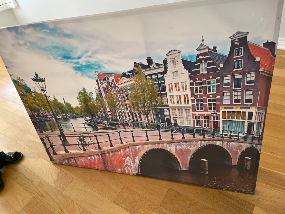 Amsterdam Canal Canvas Wall Art - photo 2