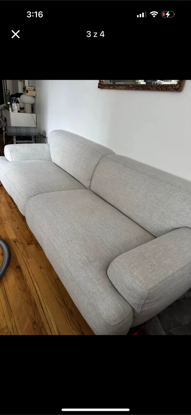 Article Abisko 91" Sofa - Quartz White - photo 3