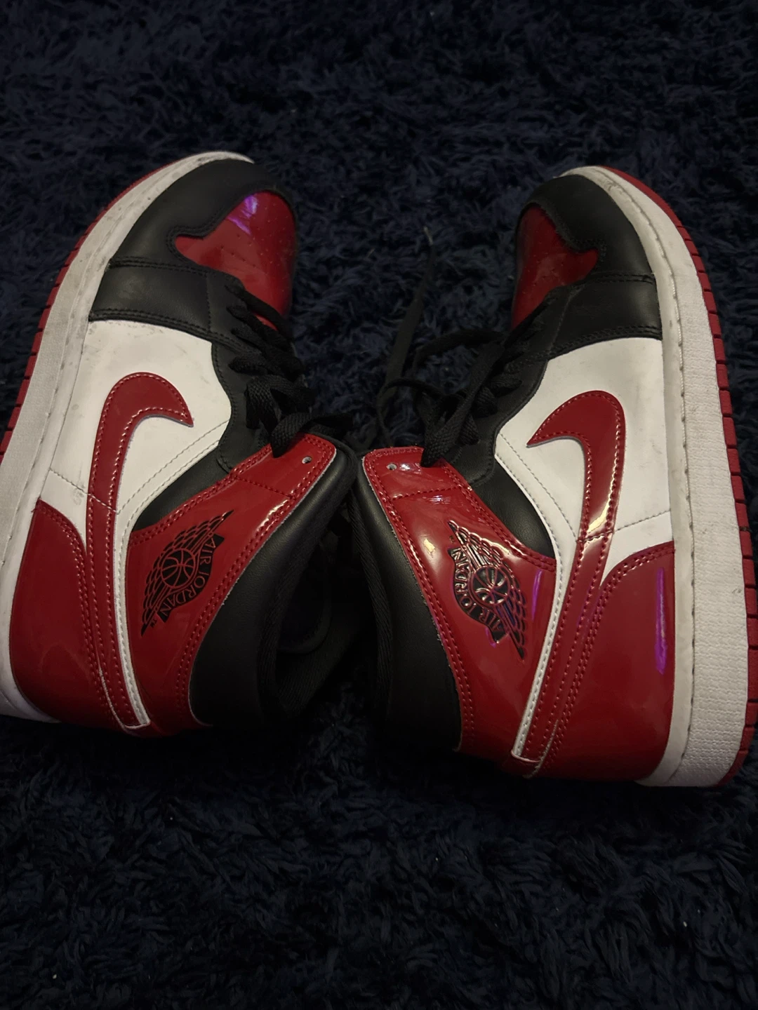 Air Jordan 1 Mid Patent Leather - photo 4