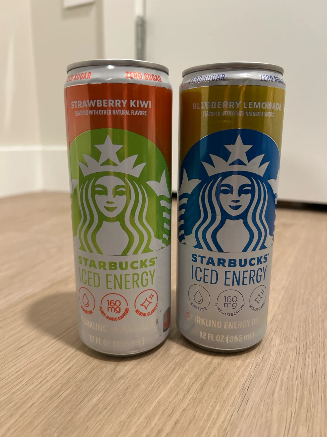 Two Starbucks Iced Energy Drinks