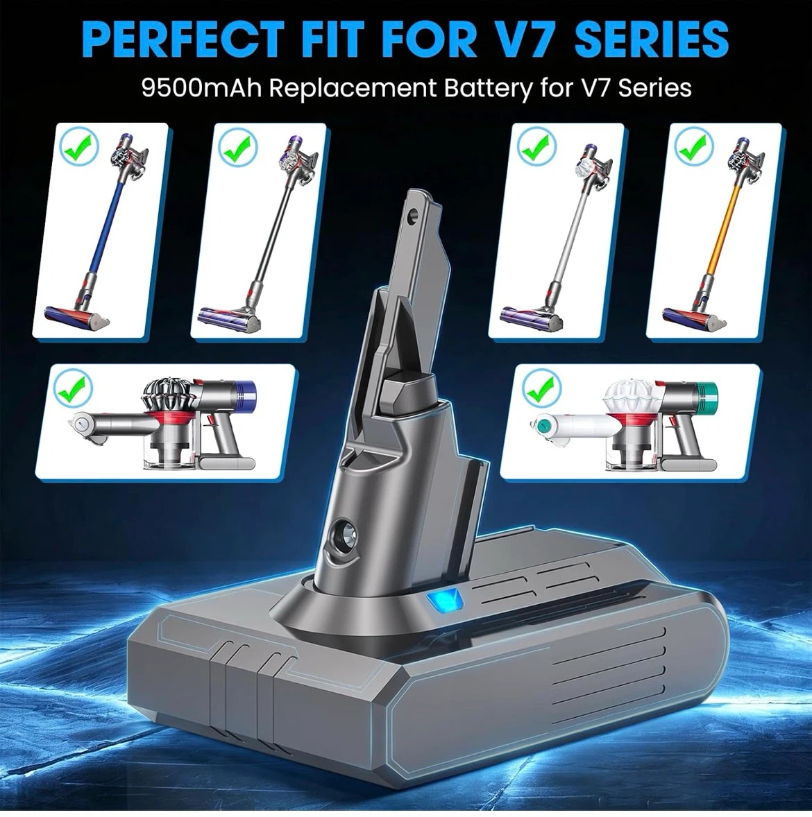 Dyson V7 Series Replacement Battery Pack