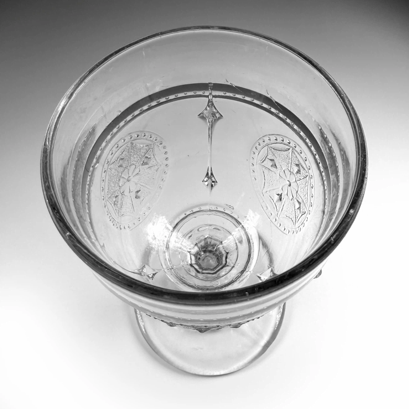Antique 1893 EAPG Columbian Exposition Wine Goblet - photo 2