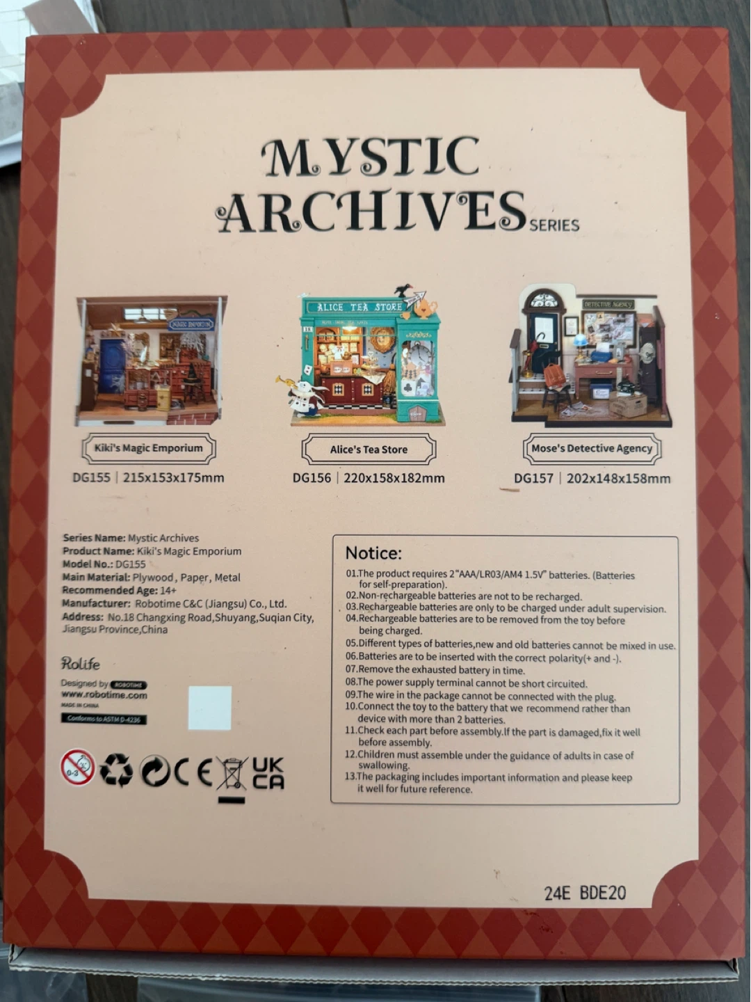 Rolife Kiki's Magic Emporium miniature kit - photo 2