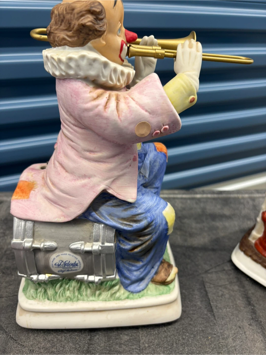 2x Melody in Motion Porcelain Clown Figures - photo 2