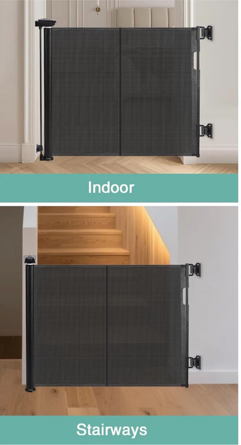 Retractable Safety Gate for Kids and Pets