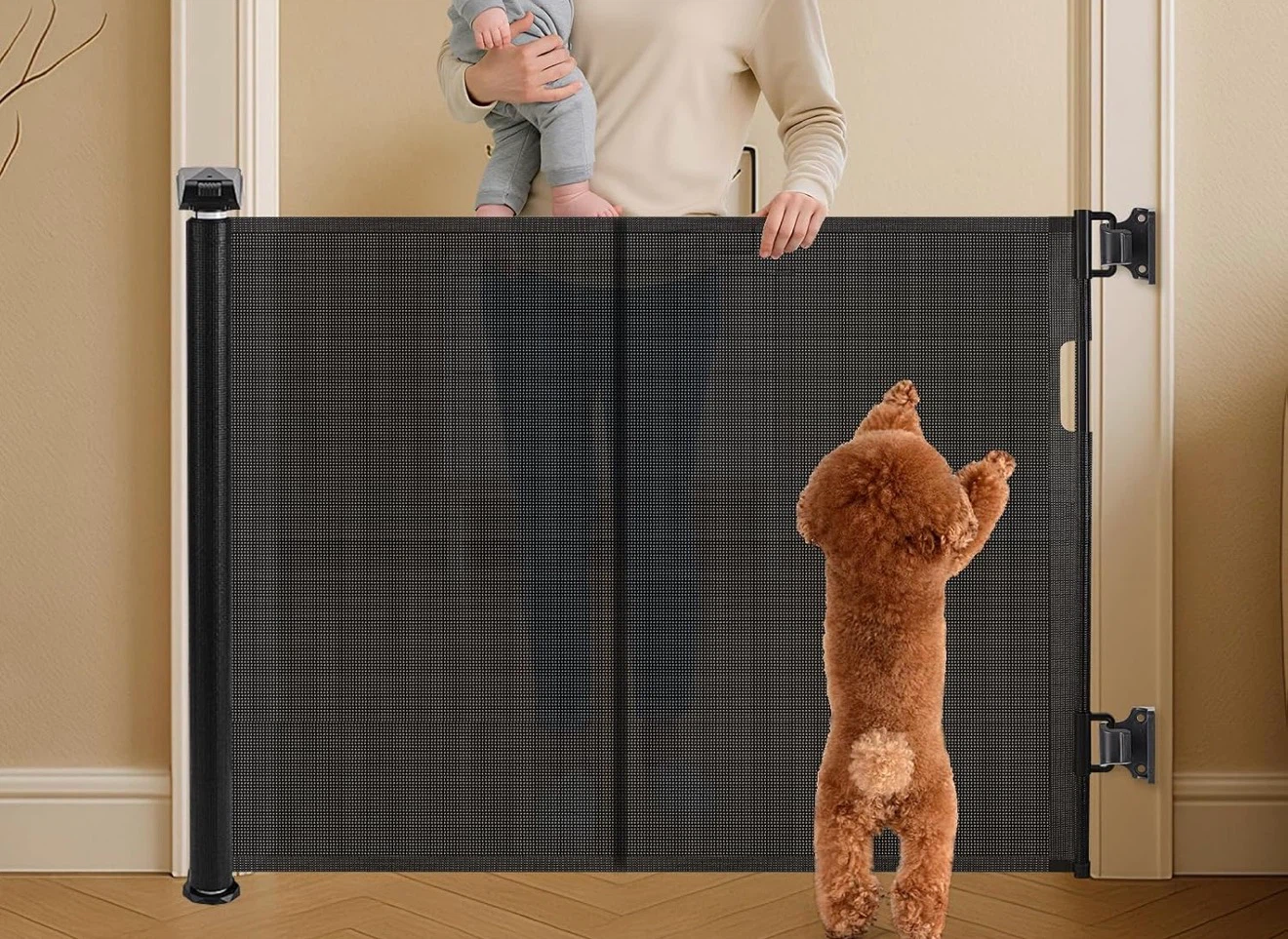 Retractable Safety Gate for Kids and Pets - photo 3