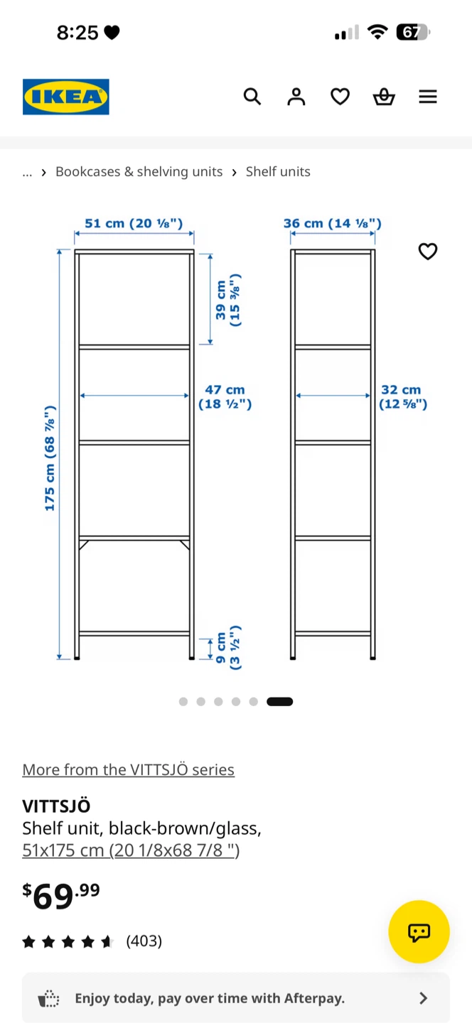 IKEA VITTSJO Shelving Unit - photo 2