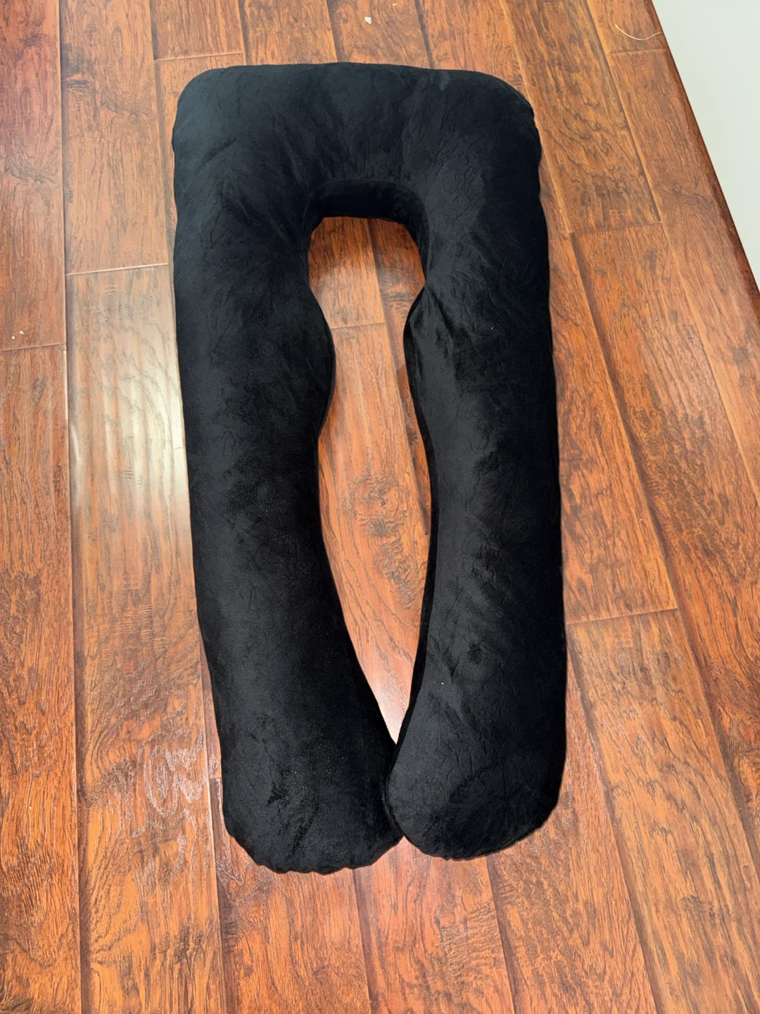 Black U-Shaped Maternity Body Pillow