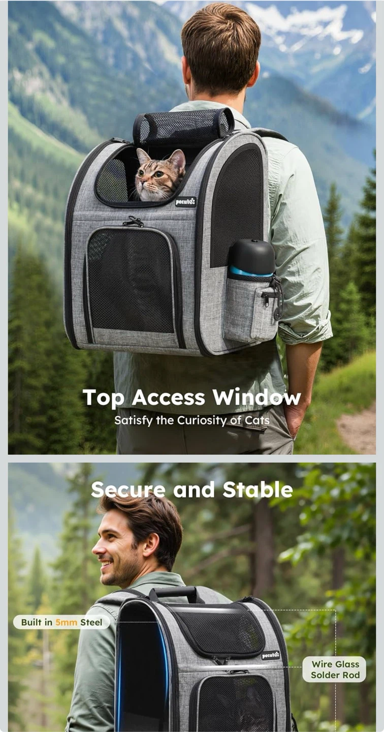 Pecute Pet Travel Backpack - photo 3