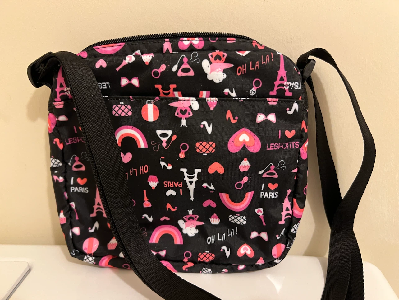 LeSportsac Crossbody Bag I Love Paris Print - photo 2