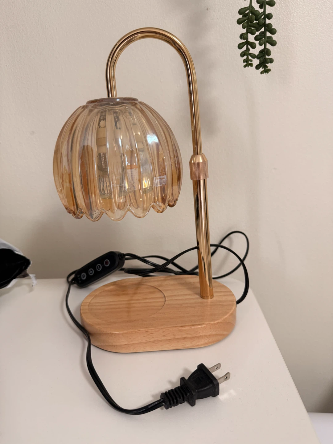 Glass Candle Warmer Lamp