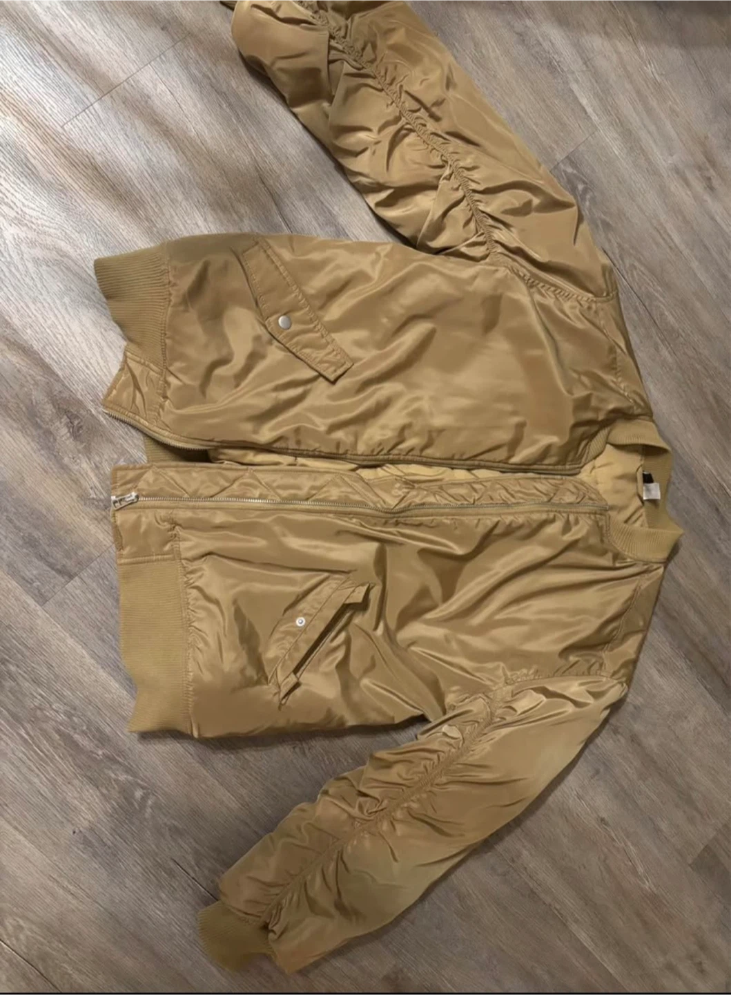 H&M Tan Bomber Jacket