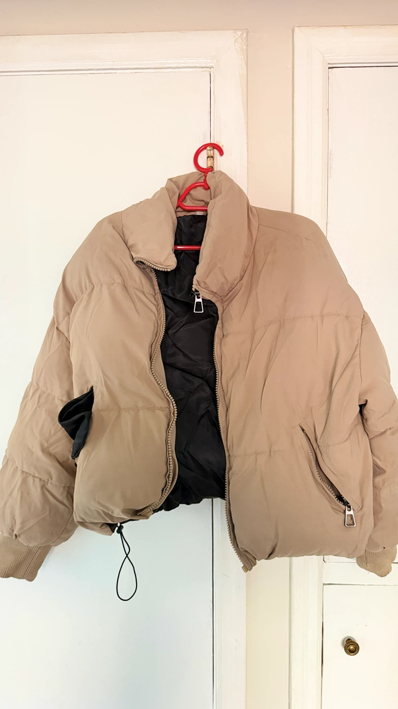 Beige Puffer Jacket Size L - photo 2