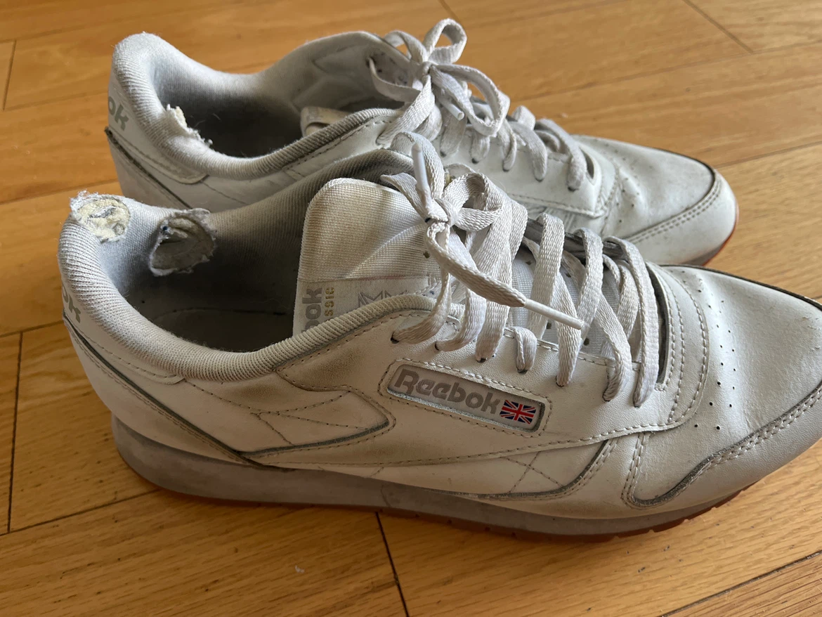 Reebok Classic  men Leather Sneakers White size 11 - photo 3