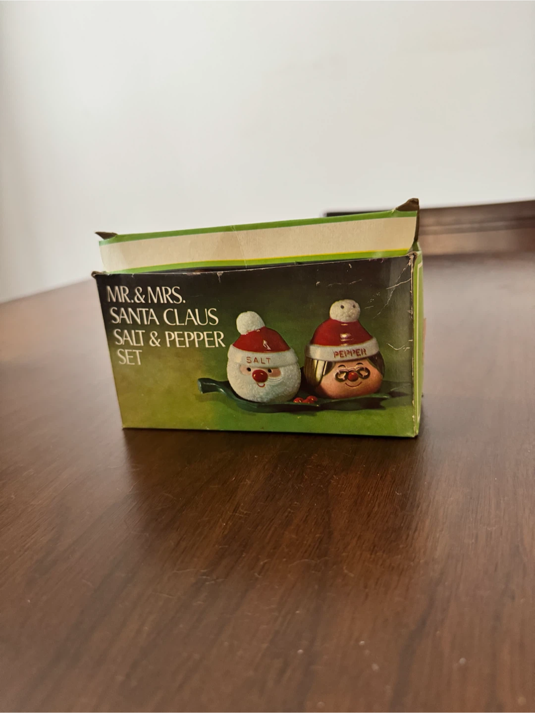 Mr. & Mrs. Santa Claus Salt & Pepper Set