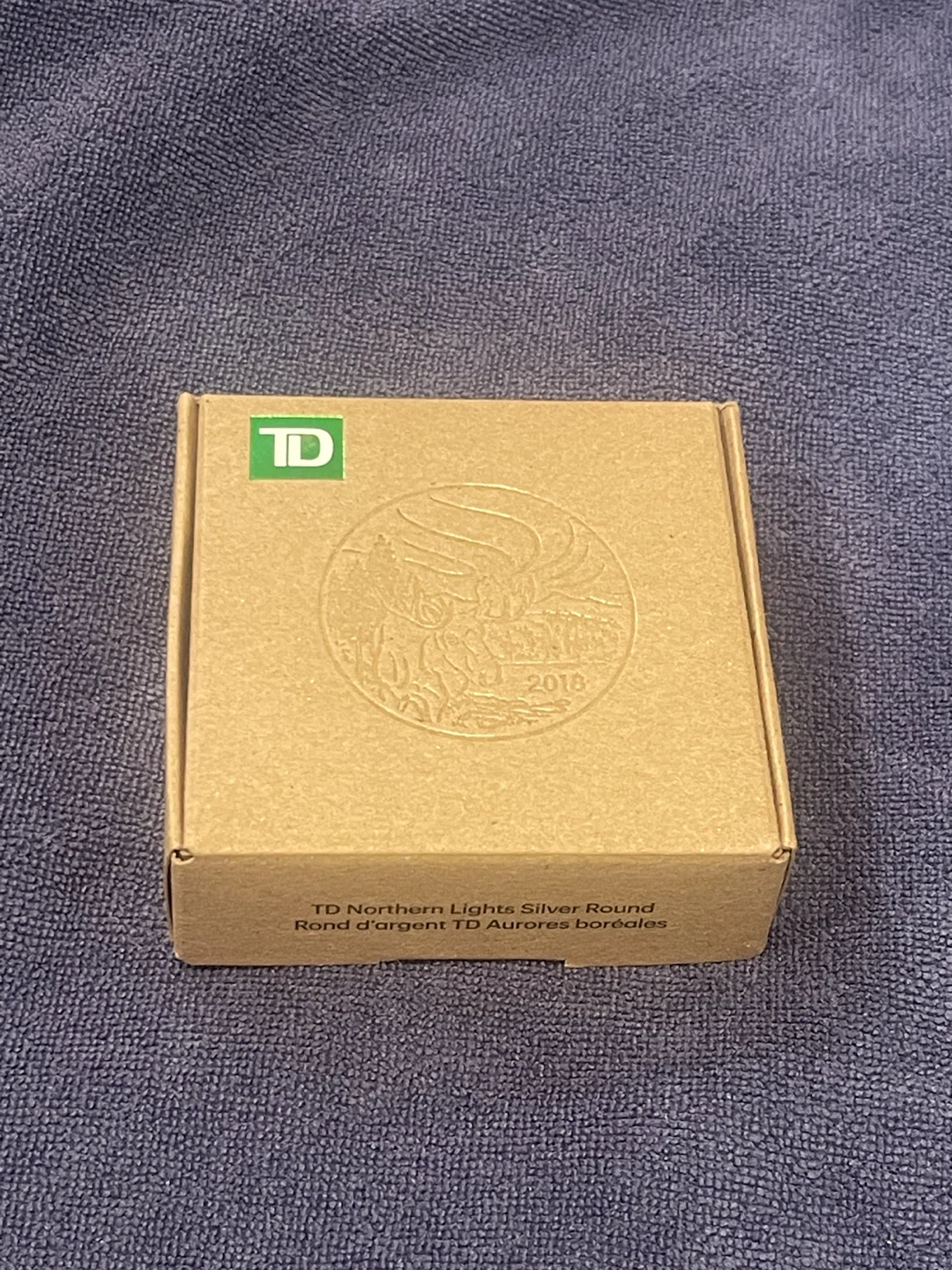 2018 TD Northern Lights 1oz 9999 Fine Silver Round - photo 3