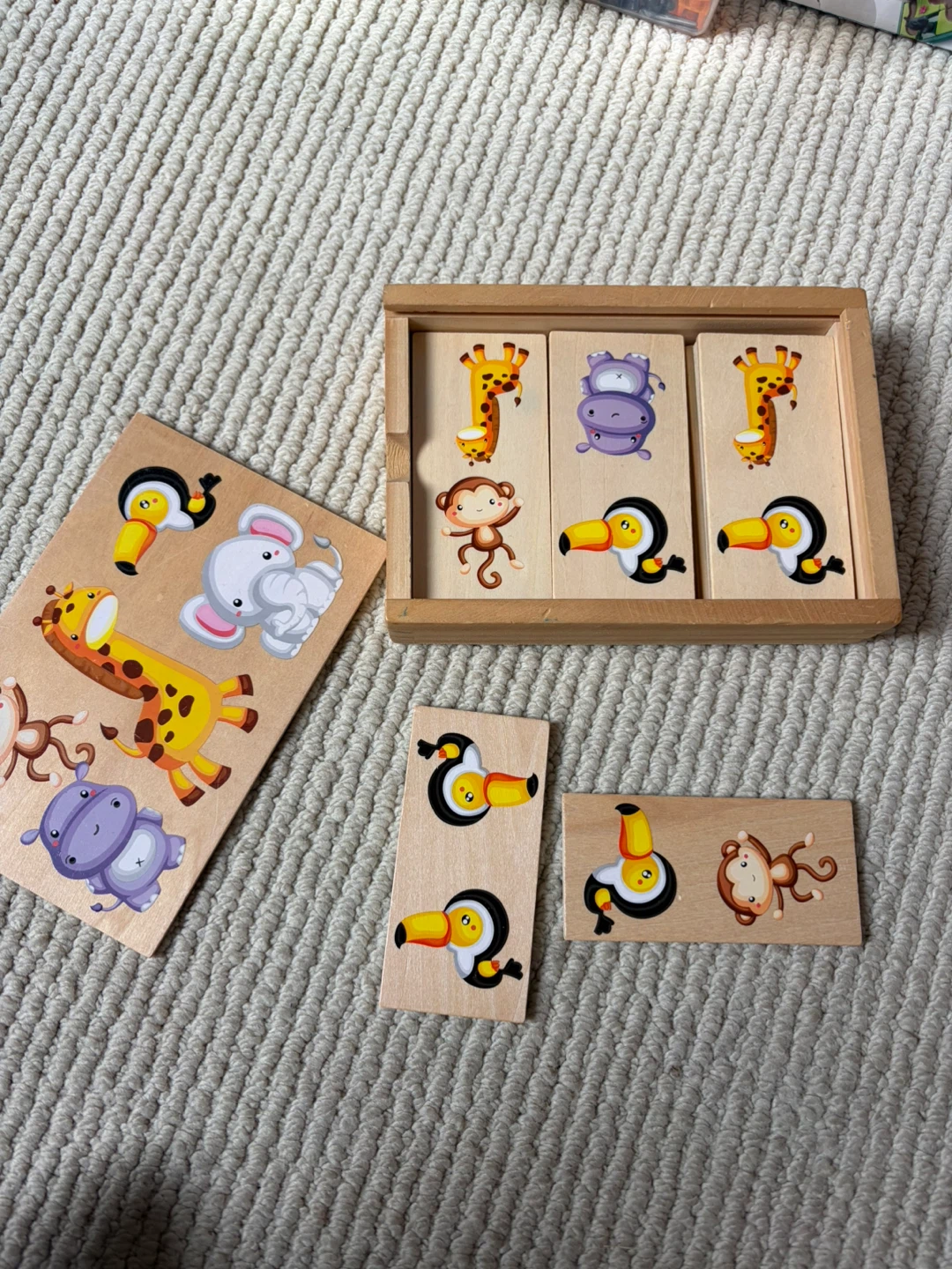 Wooden Animal Matching Game - photo 2