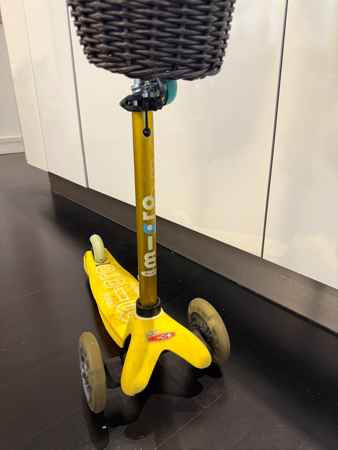 Mini Micro Scooter with Basket