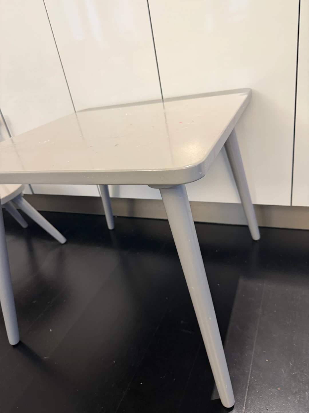 Gray Children's Table and Two Chairs Set - photo 4