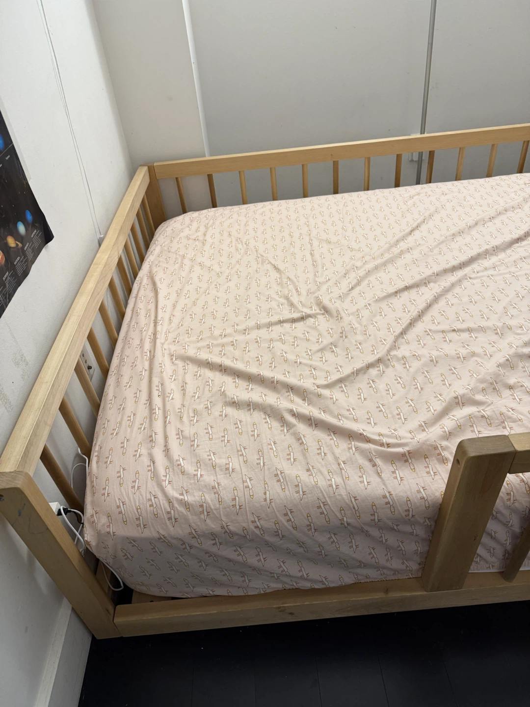 Montessori Wooden toddler bed frame and mattress - photo 2