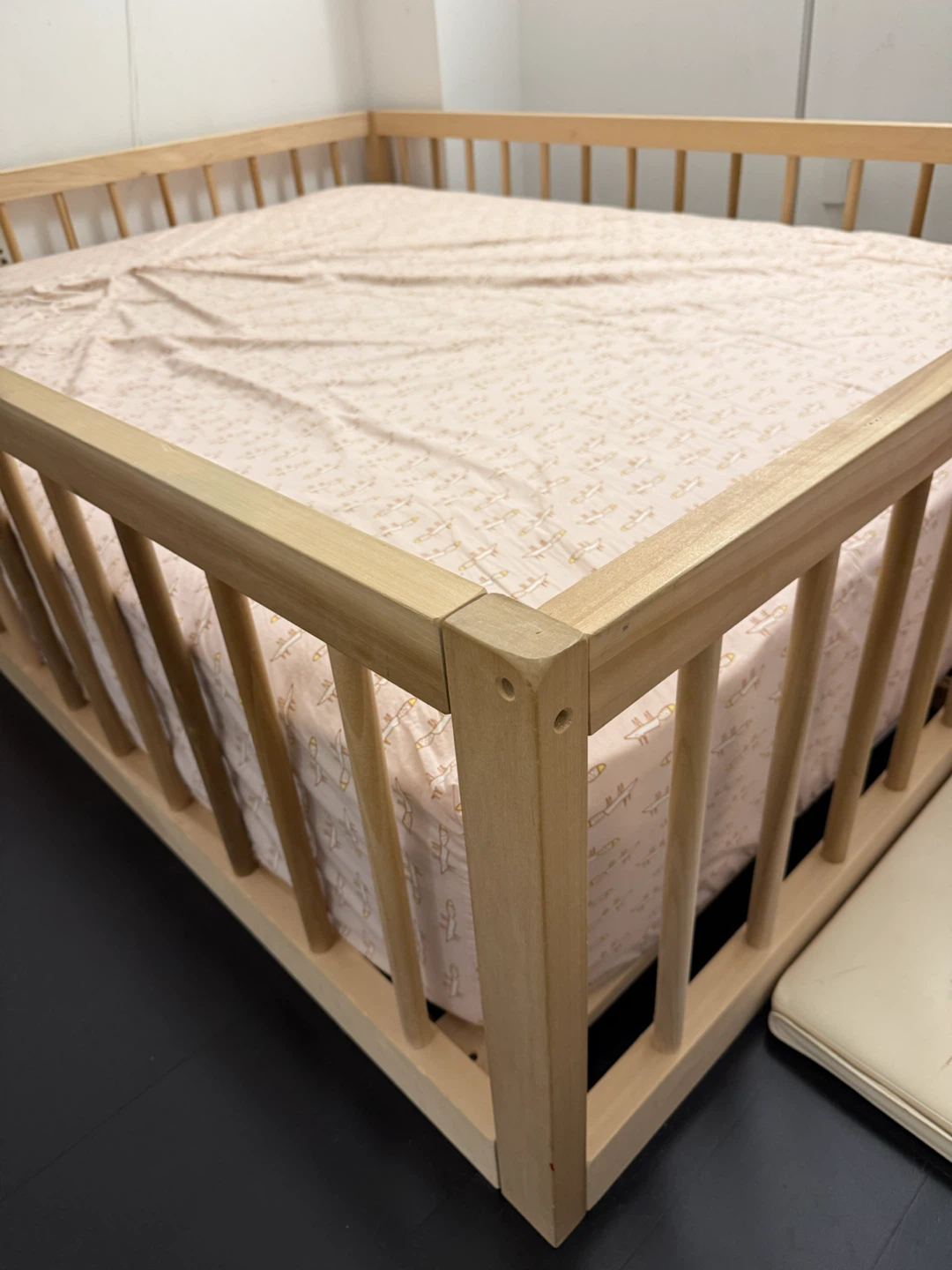 Montessori Wooden toddler bed frame and mattress - photo 4