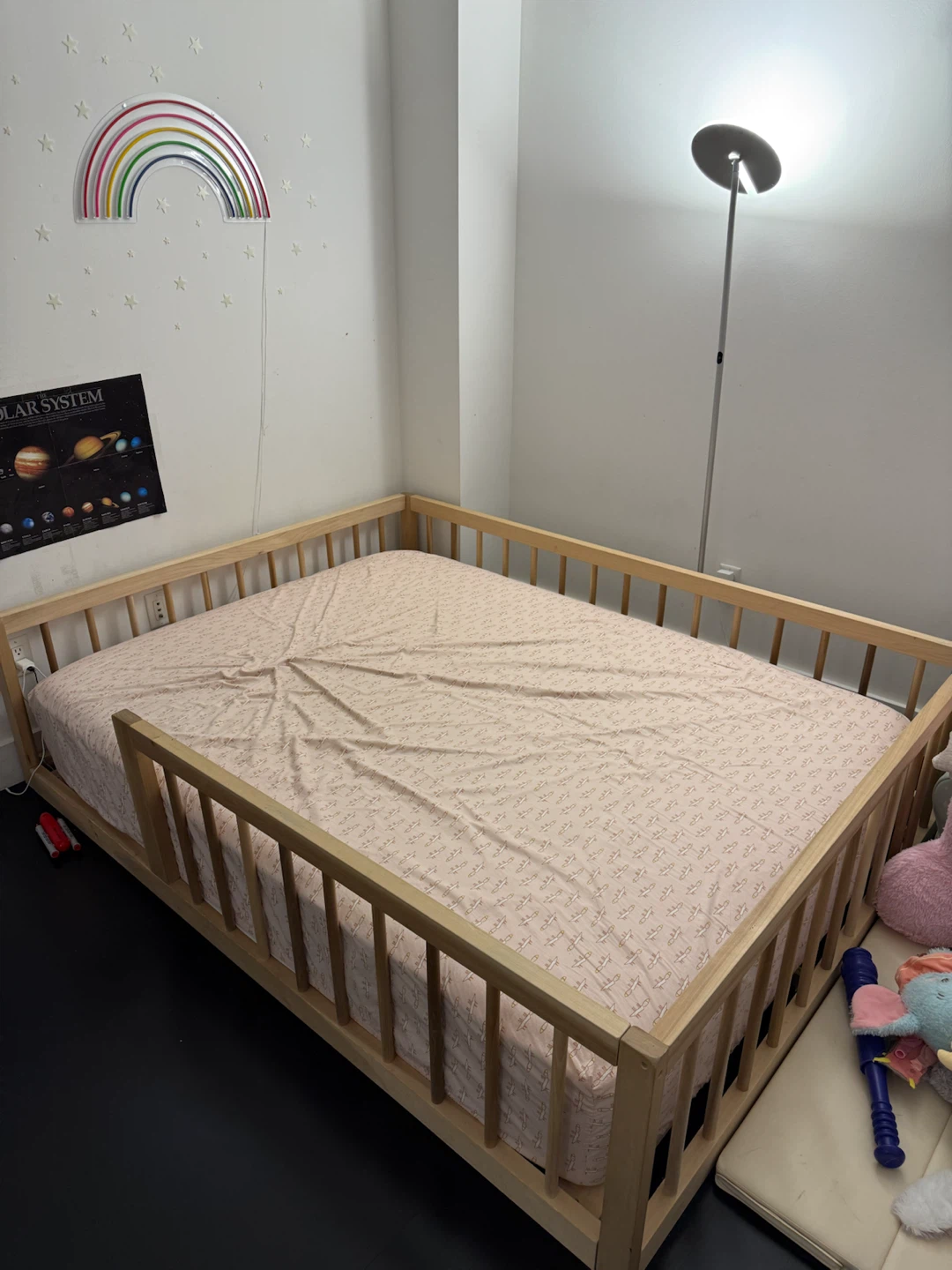 Montessori Wooden toddler bed frame and mattress - photo 5