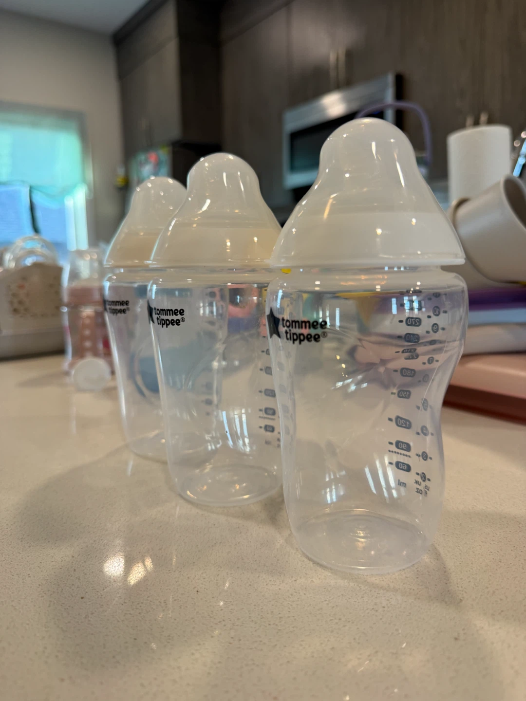 MAM and Tommee Tippee Baby Bottles