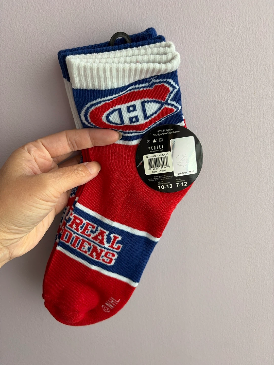 Montreal Canadiens NHL Socks - 3 Pairs - photo 2