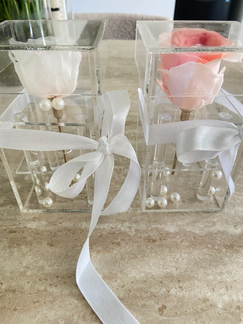 Preserved Rose in Acrylic Display Box