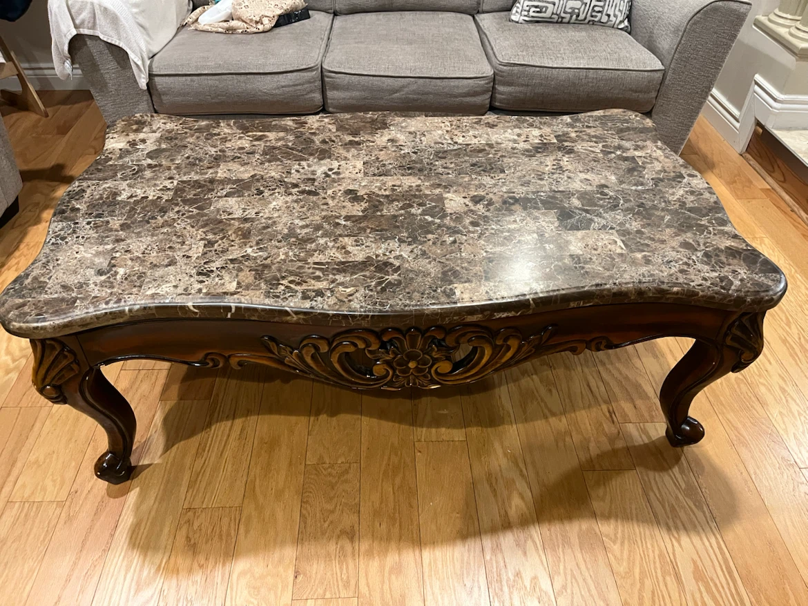 Coffe table and end table 3 peice set
