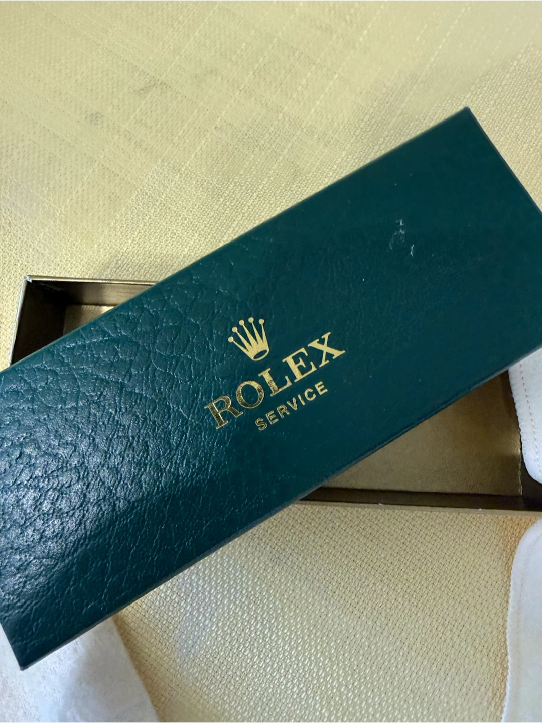Rolex Service Cleaning Cloth and Storage Box