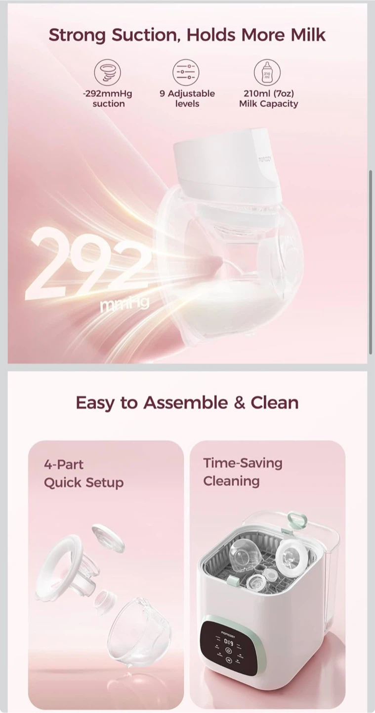 Momcozy S12 Pro Quick Wearable Breast Pump - photo 2