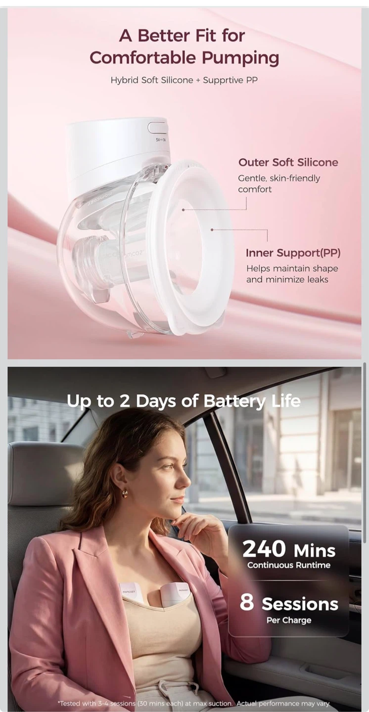 Momcozy S12 Pro Quick Wearable Breast Pump - photo 3