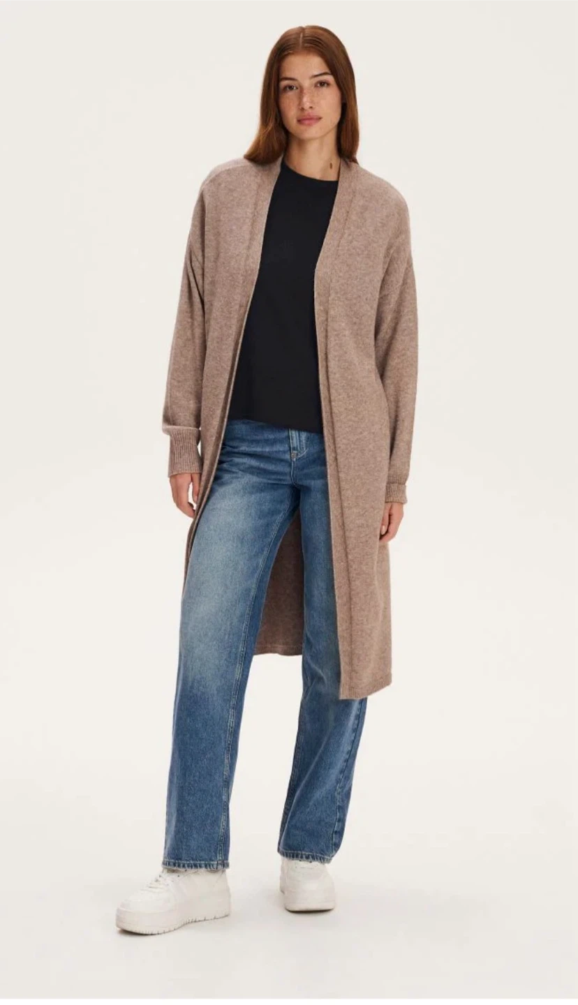 Beige knit cardigan - photo 2