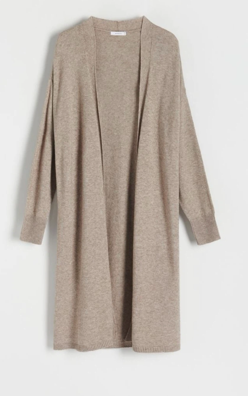 Beige knit cardigan - photo 4