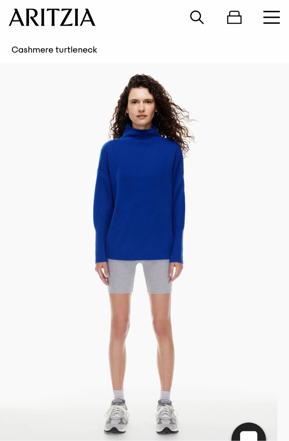 Aritzia The Group Babaton Cashmere Turtleneck
