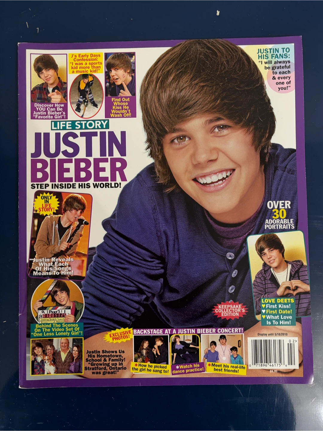 Justin Bieber Life Story Keepsake Collector's Edition