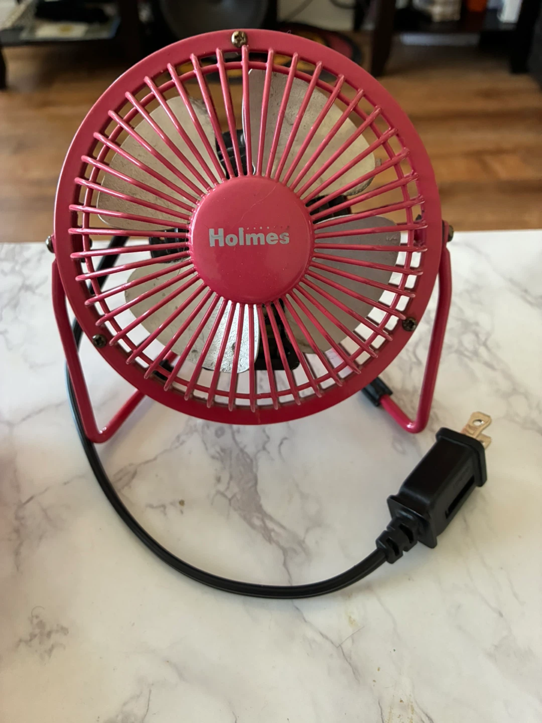 Pink Holmes Desk Fan - photo 3