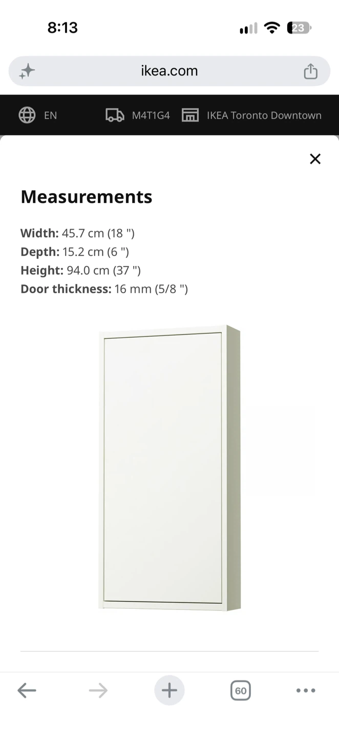 IKEA Wall Cabinet White - photo 3