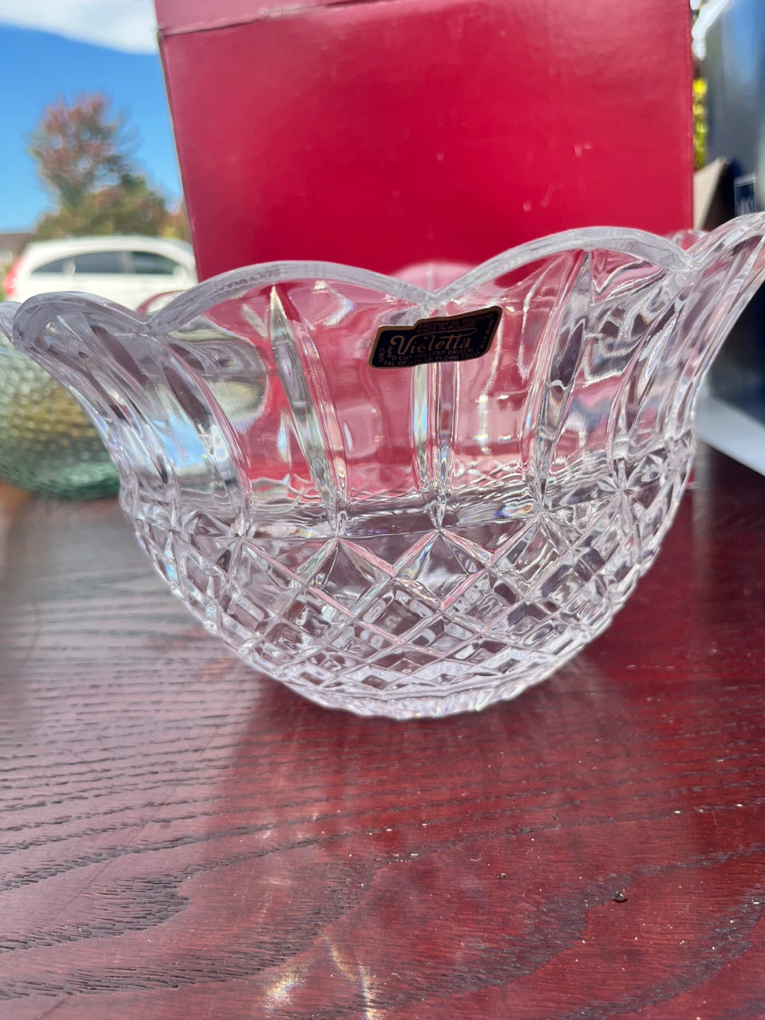 Violetta Lead Crystal Bowl