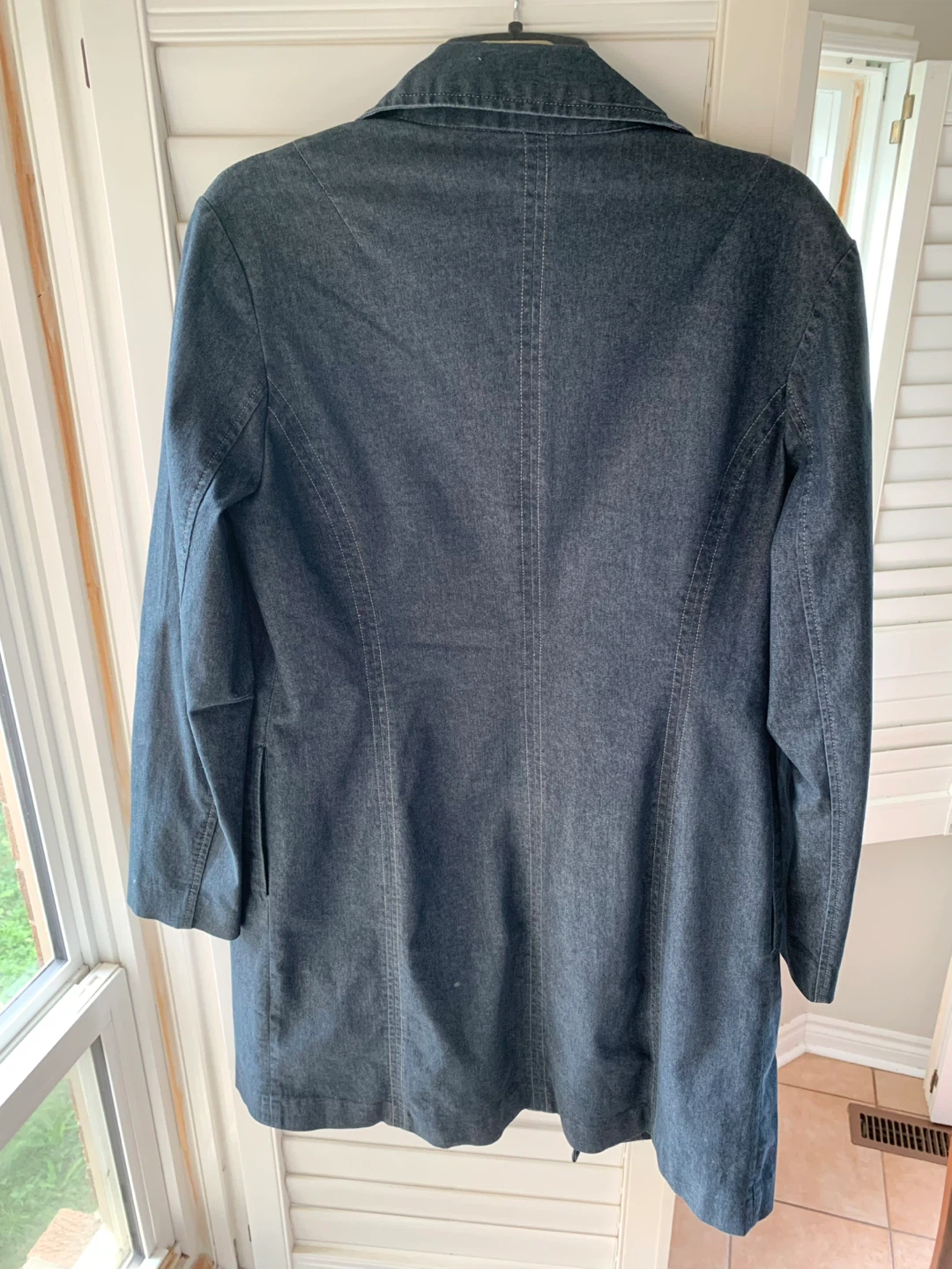 Women Long Stretch Jeans Demin-like Jacket - photo 4