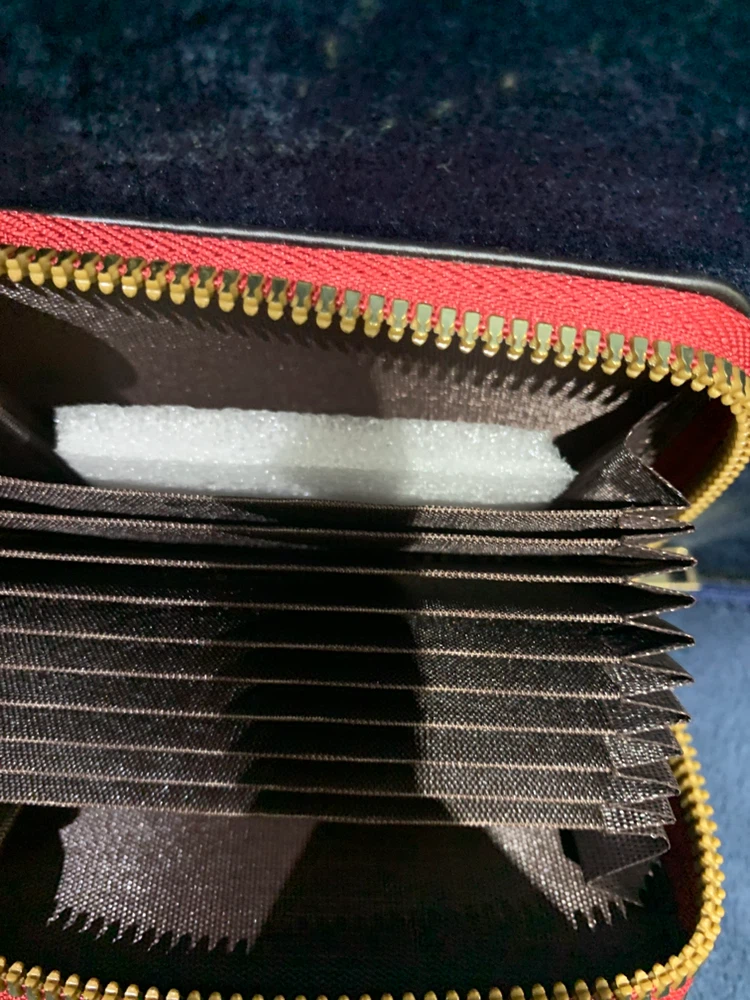 Zipper Wallet Brown and Red - photo 2