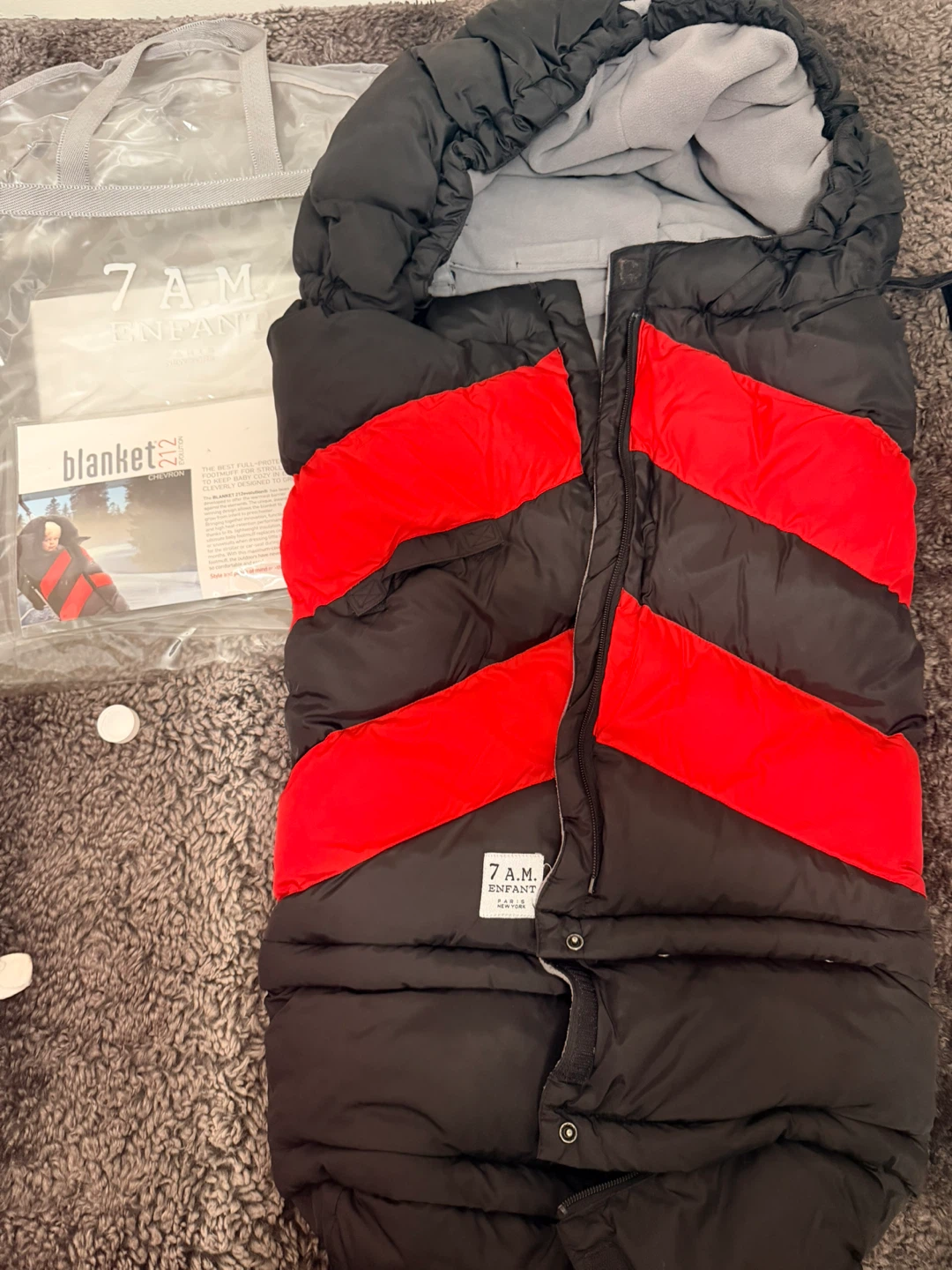 7 A.M. Enfant Blanket 212 Evolution Footmuff