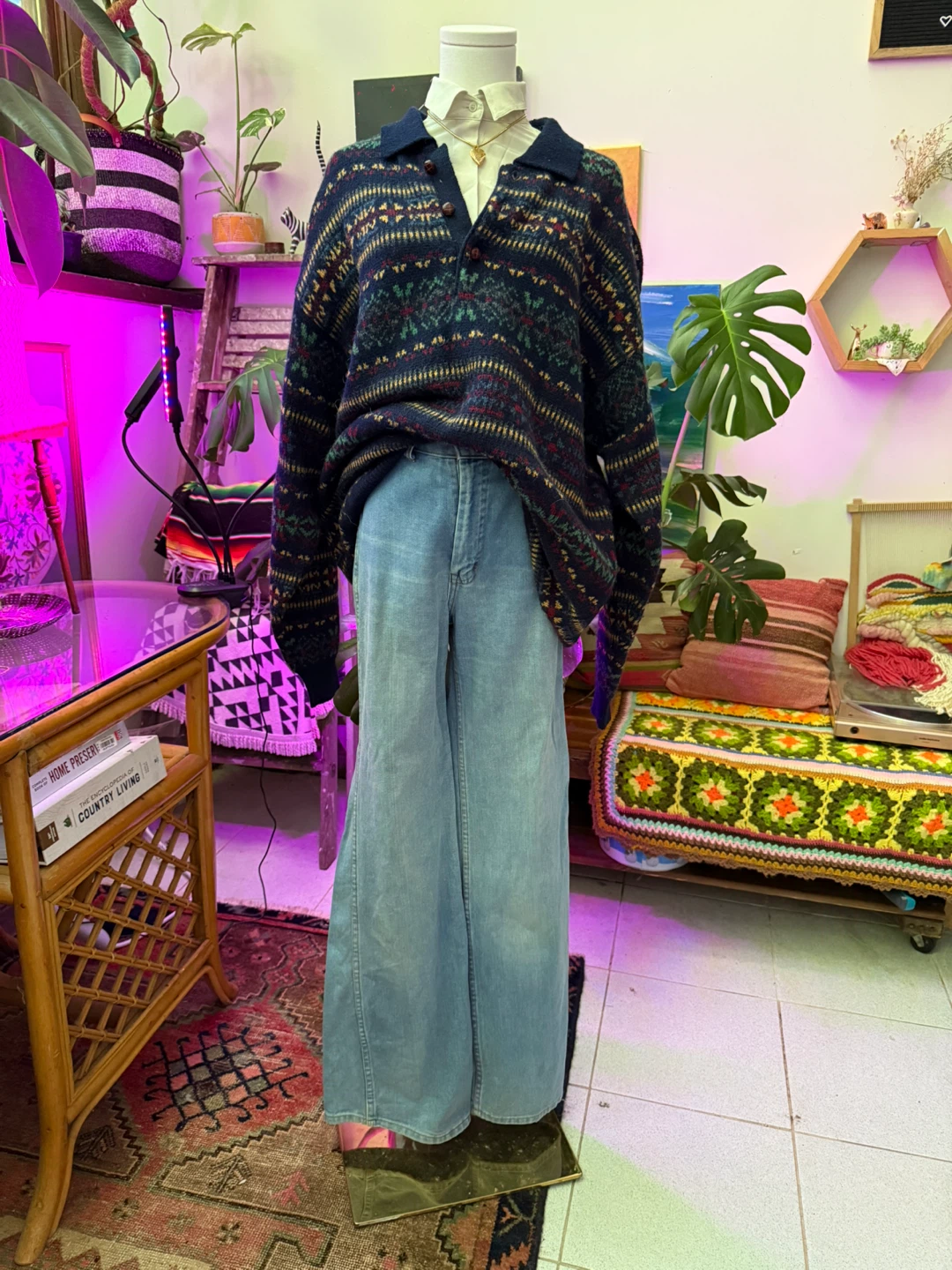Vintage high rise flare denim - photo 2