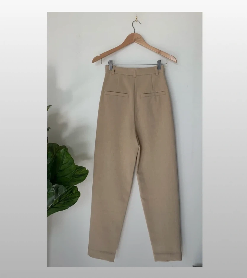 & Other Stories High Rise Pleat Front Pants - photo 2