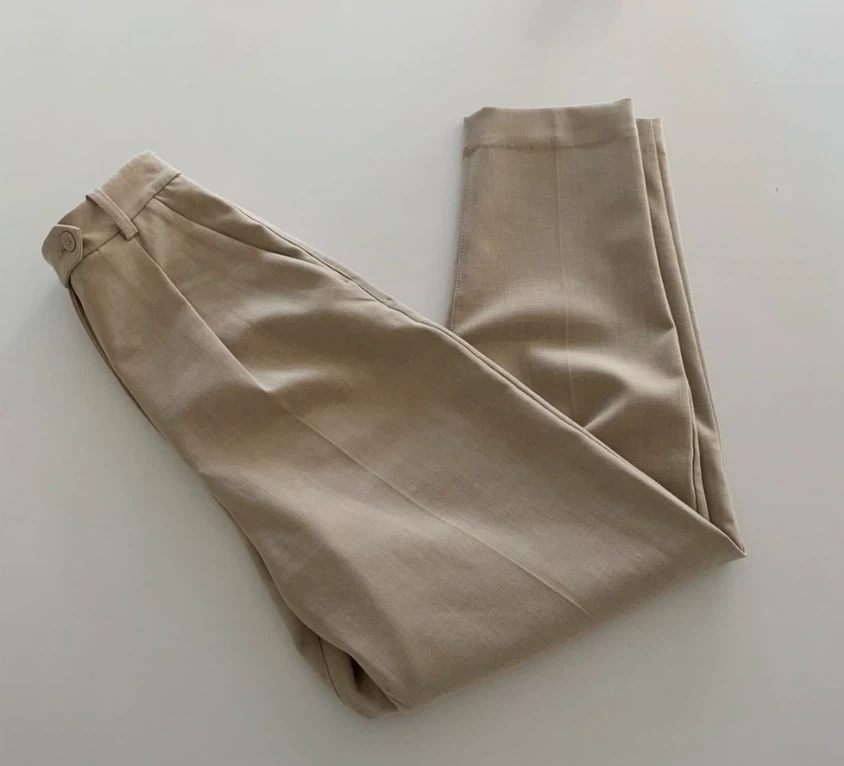 & Other Stories High Rise Pleat Front Pants - photo 3
